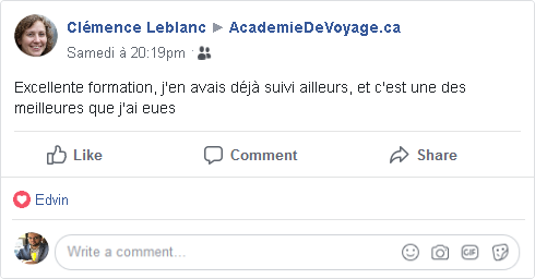 cours agent de voyage