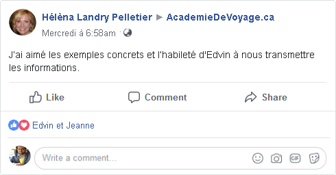 cours agents de voyages