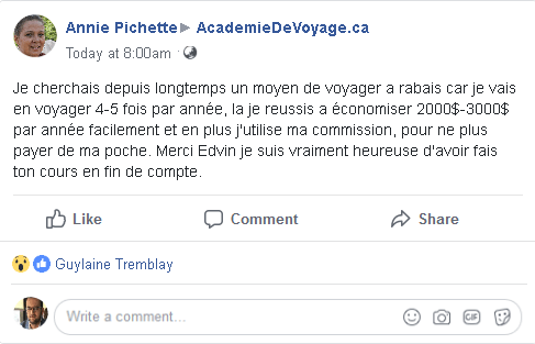 Cours agent de voyage